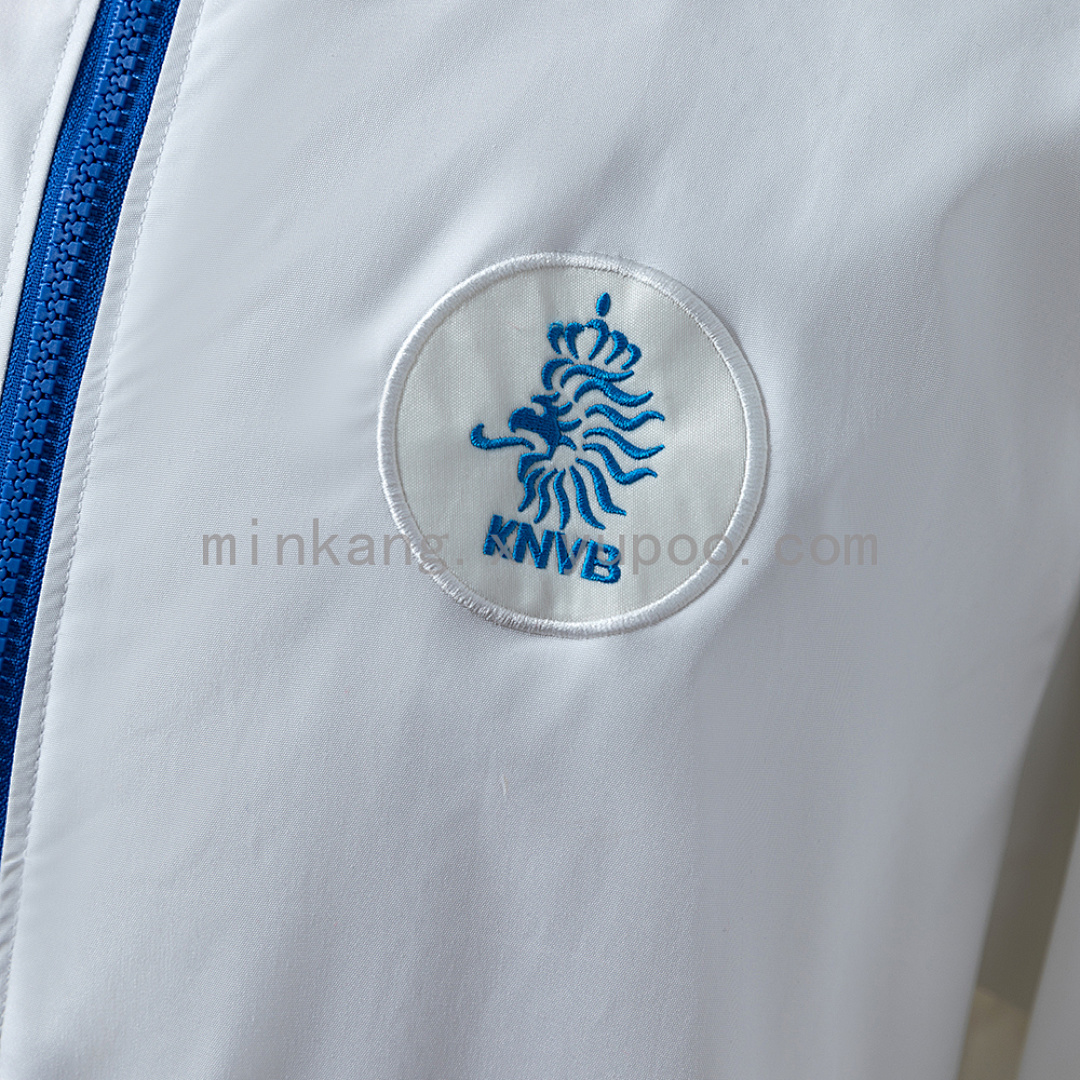 Netherlands 10/11 Windbreaker - White S-XXL 8