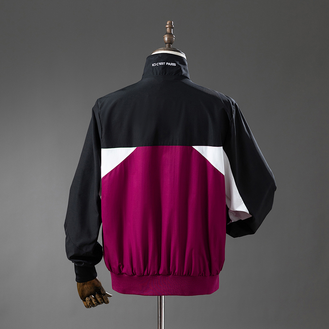 PSG Collaboration Windbreaker - Black & Psychedelic Purple S-XXL 3
