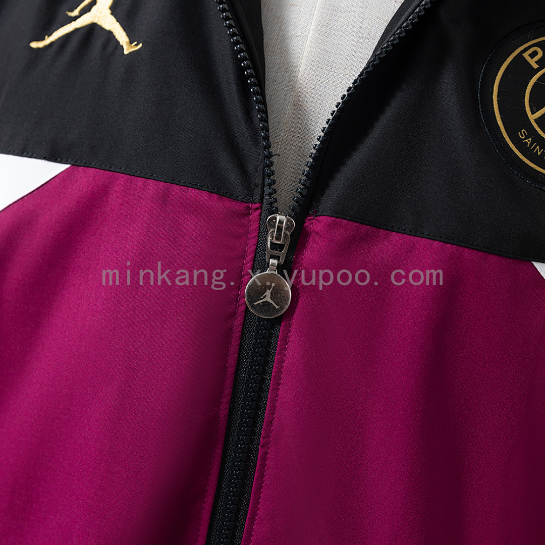 PSG Collaboration Windbreaker - Black & Psychedelic Purple S-XXL 6