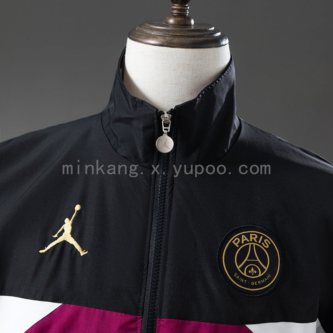 PSG Collaboration Windbreaker - Black & Psychedelic Purple S-XXL 9