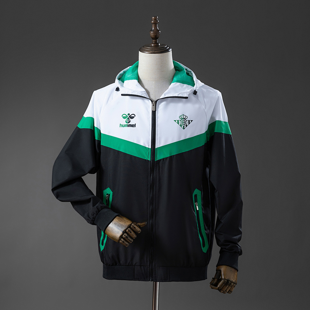 Real Betis Windbreaker - Fern Green & White & Black S-XXL 2