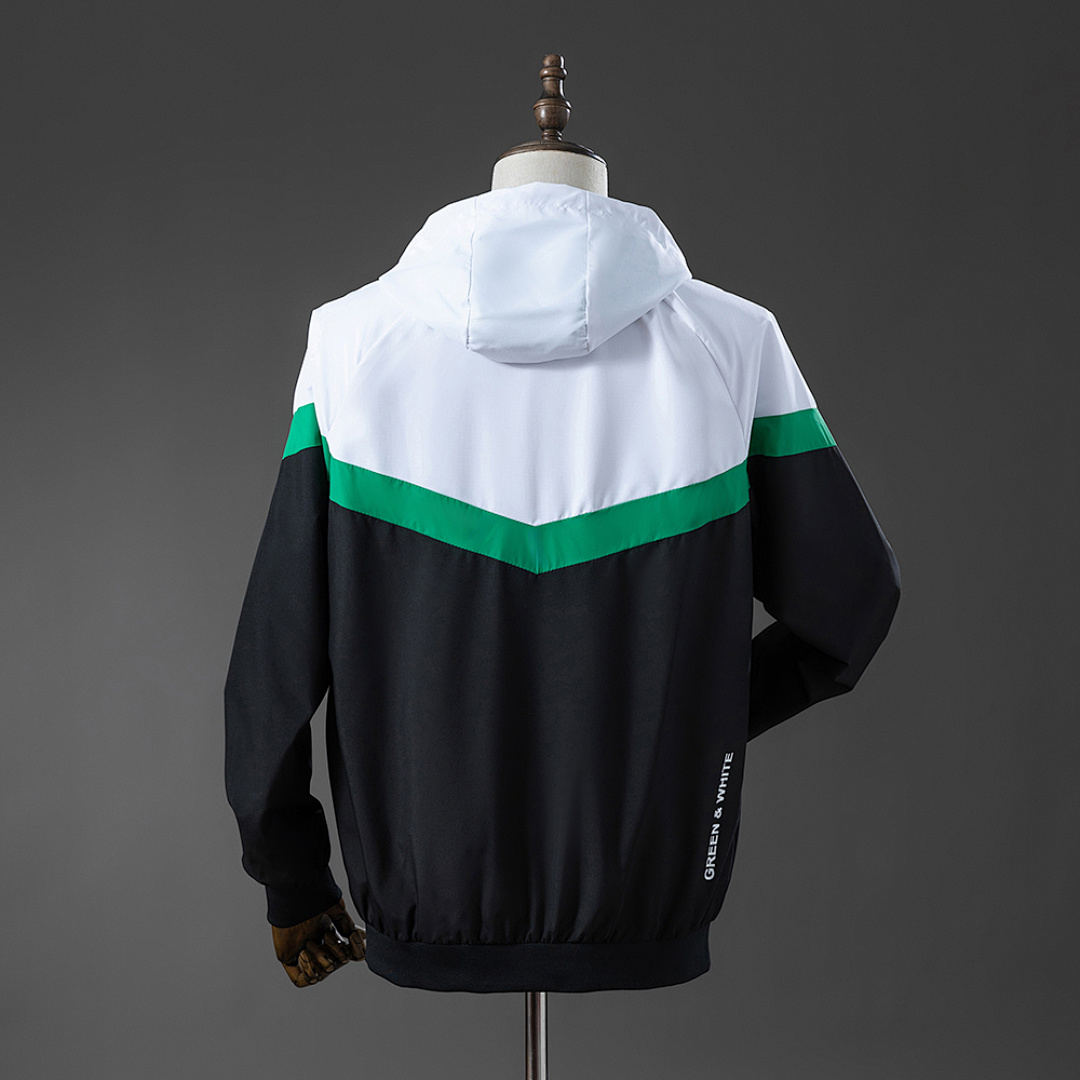 Real Betis Windbreaker - Fern Green & White & Black S-XXL 3