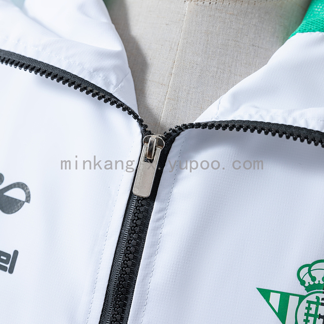 Real Betis Windbreaker - Fern Green & White & Black S-XXL 6