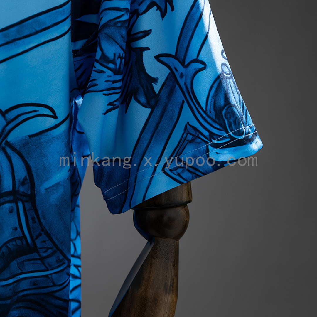 Japan 25/26 Samurai and Blue Dragon Pattern Jersey S-XXL 6