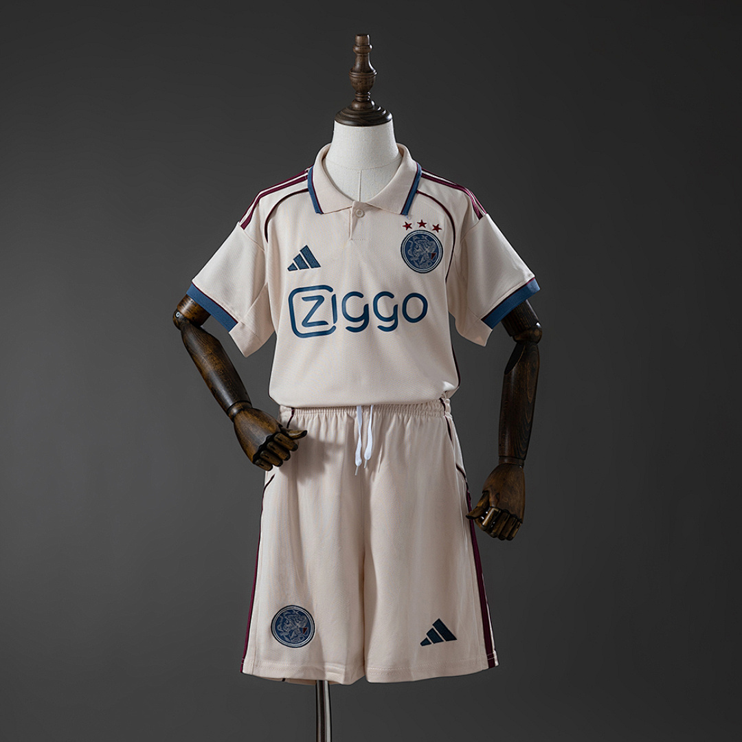 Ajax 25/26 Third Away Kids Kit Jersey SIZE 16-28 2