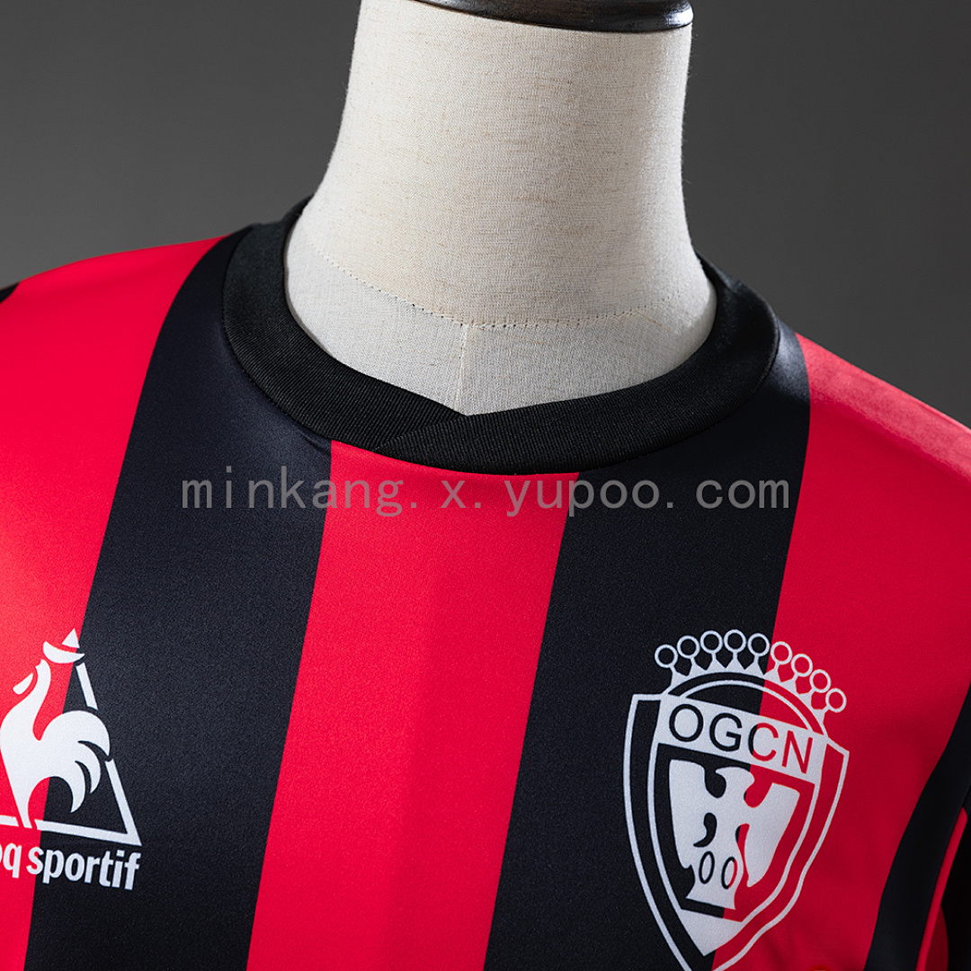 OGC Nice 77/78 Home Long-Sleeve Retro Jersey S-XXL 8