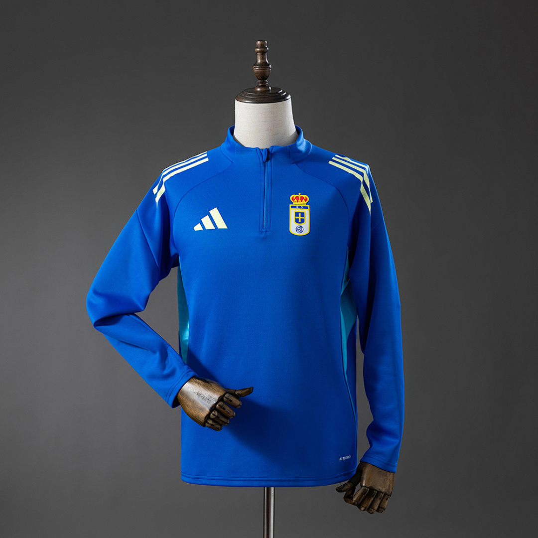 Real Oviedo 25/26 Training Top Blue S-XXL 3