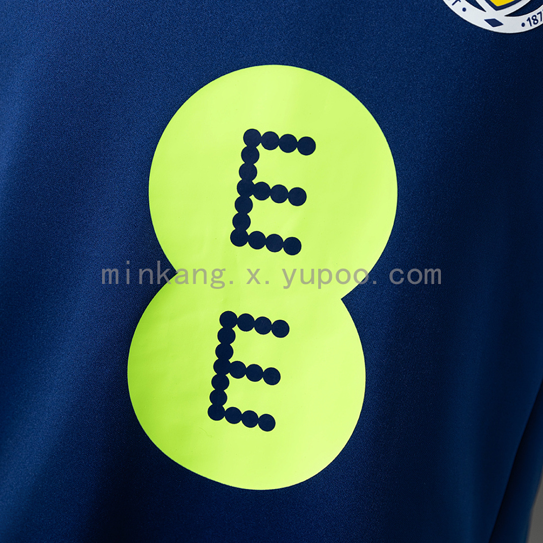 Scotland 2026 Training Top Navy Blue & Fluorescent Green S-XXL 10