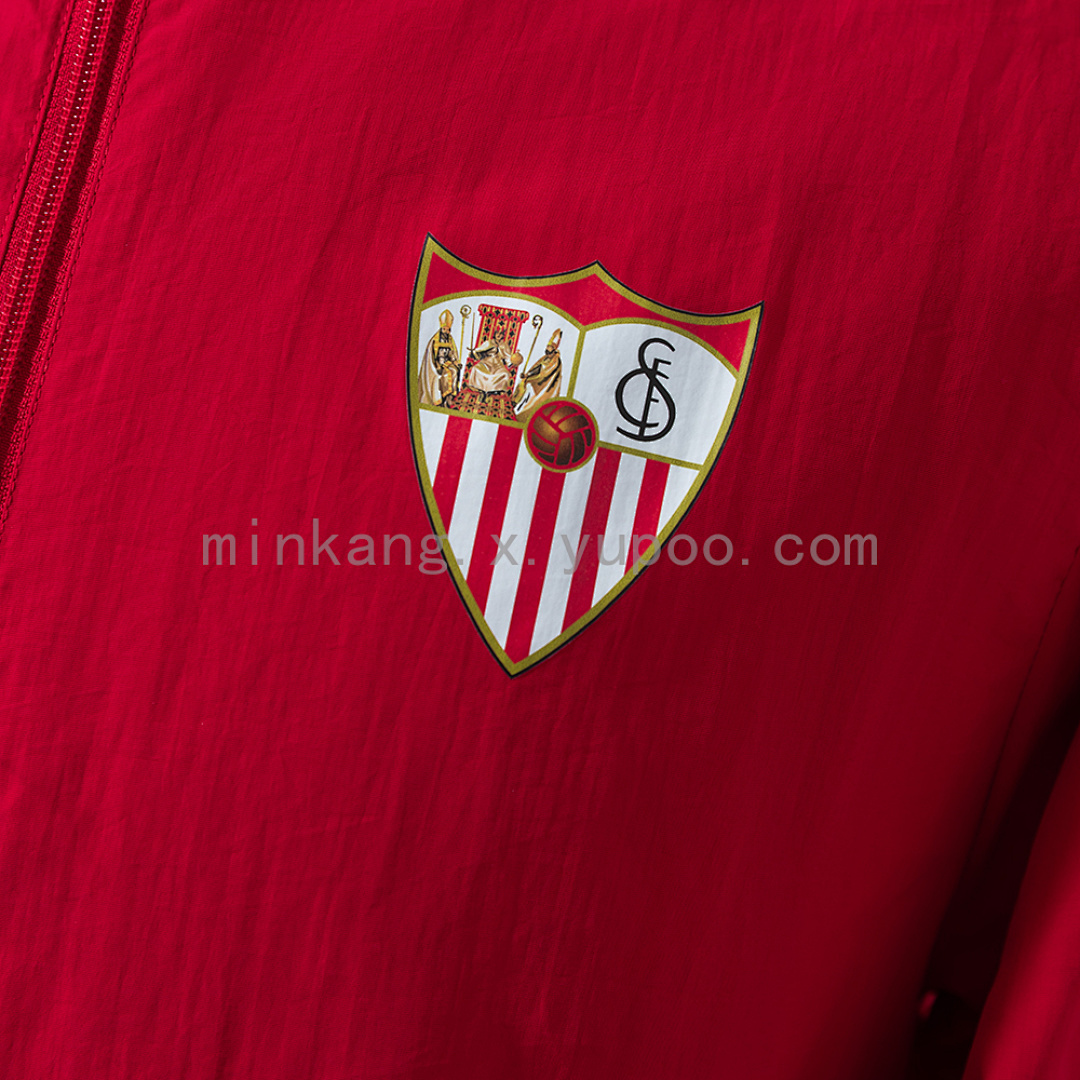 Sevilla Reversible Jacket Windbreaker - Red & White S-XXL 10