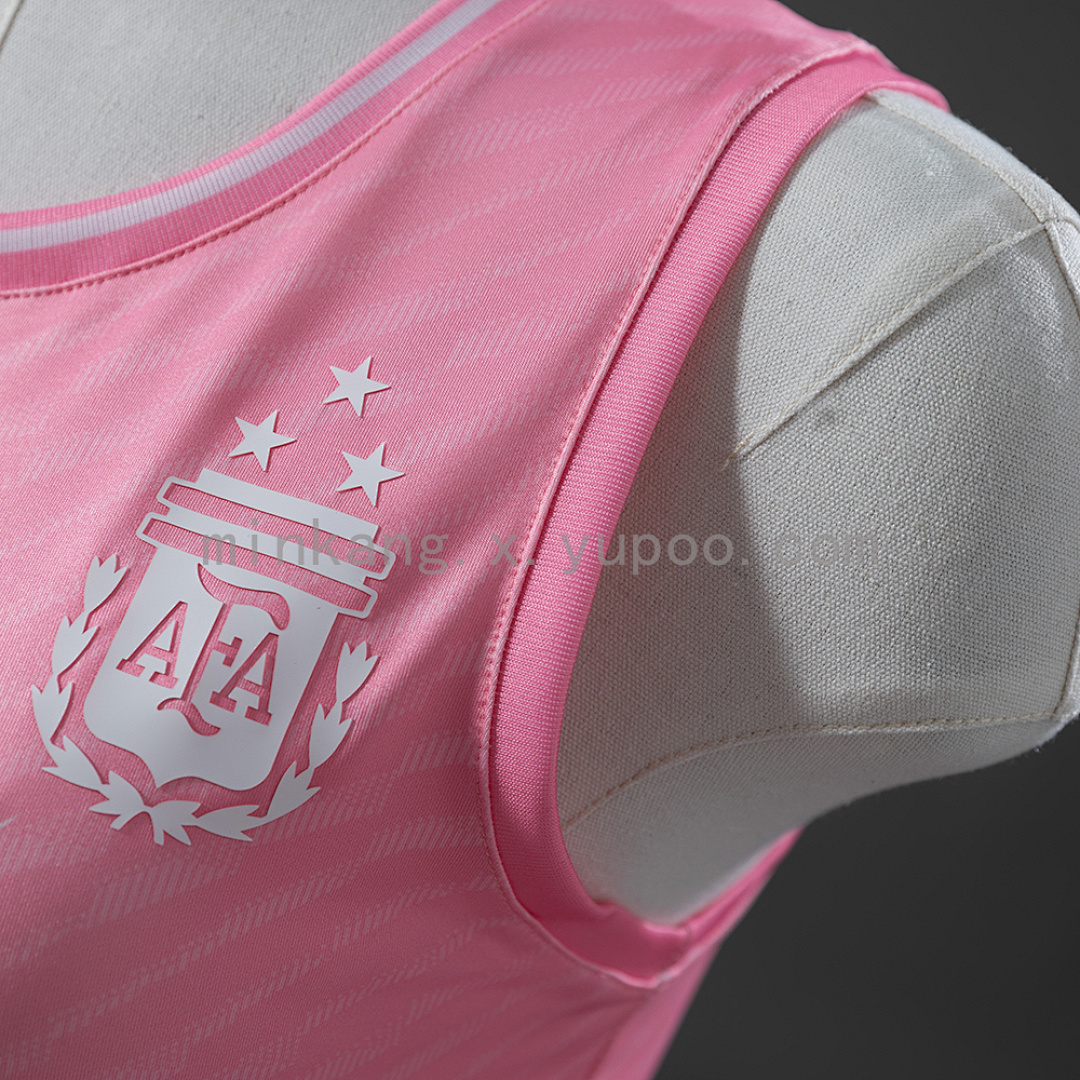 Argentina 25/26 Pink Women's Vest S-XXL 5