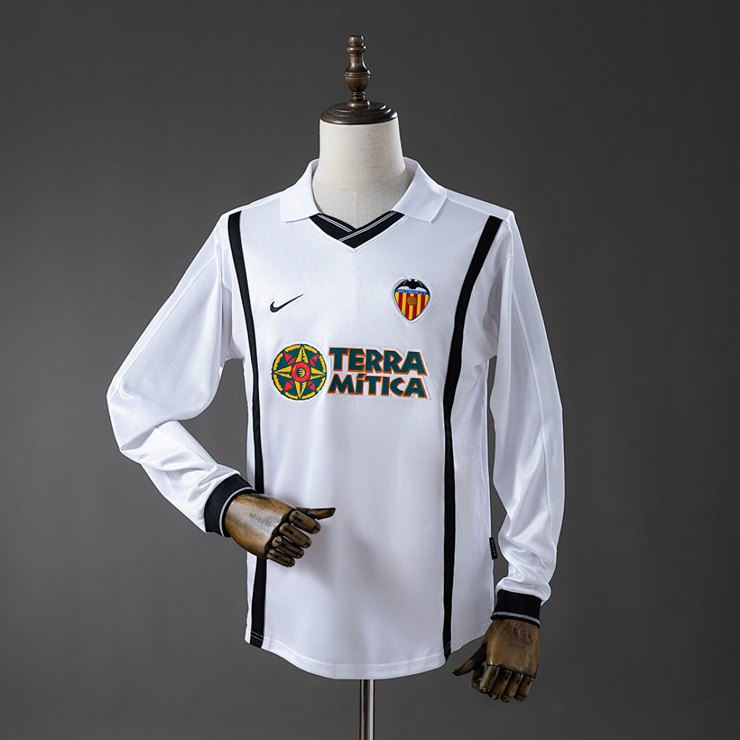 Valencia 00/01 Retro Long-Sleeve Jersey S-XXL 2