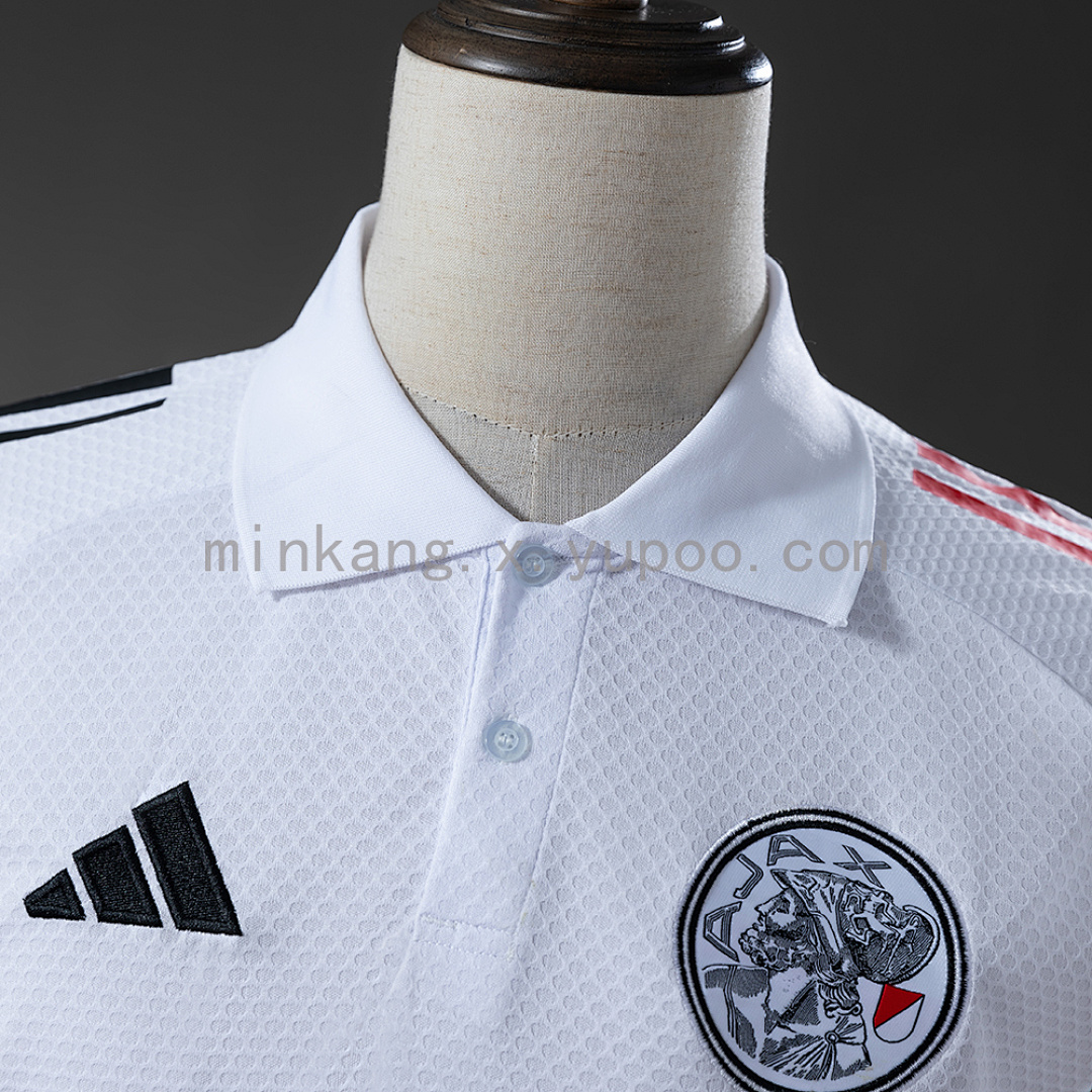 Ajax 25/26 POLO - White S-XXL 7
