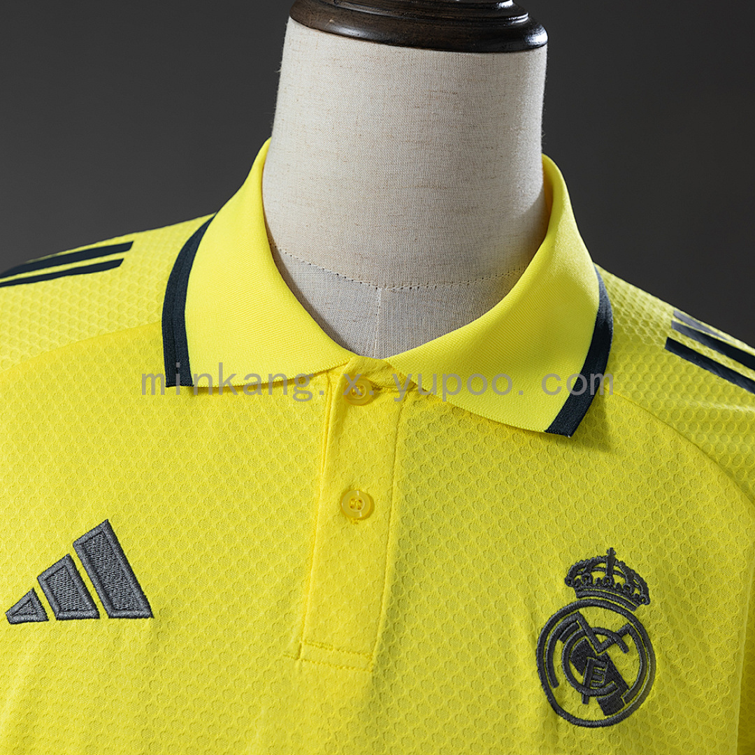 Real Madrid 25/26 POLO - Yellow S-XXL 7