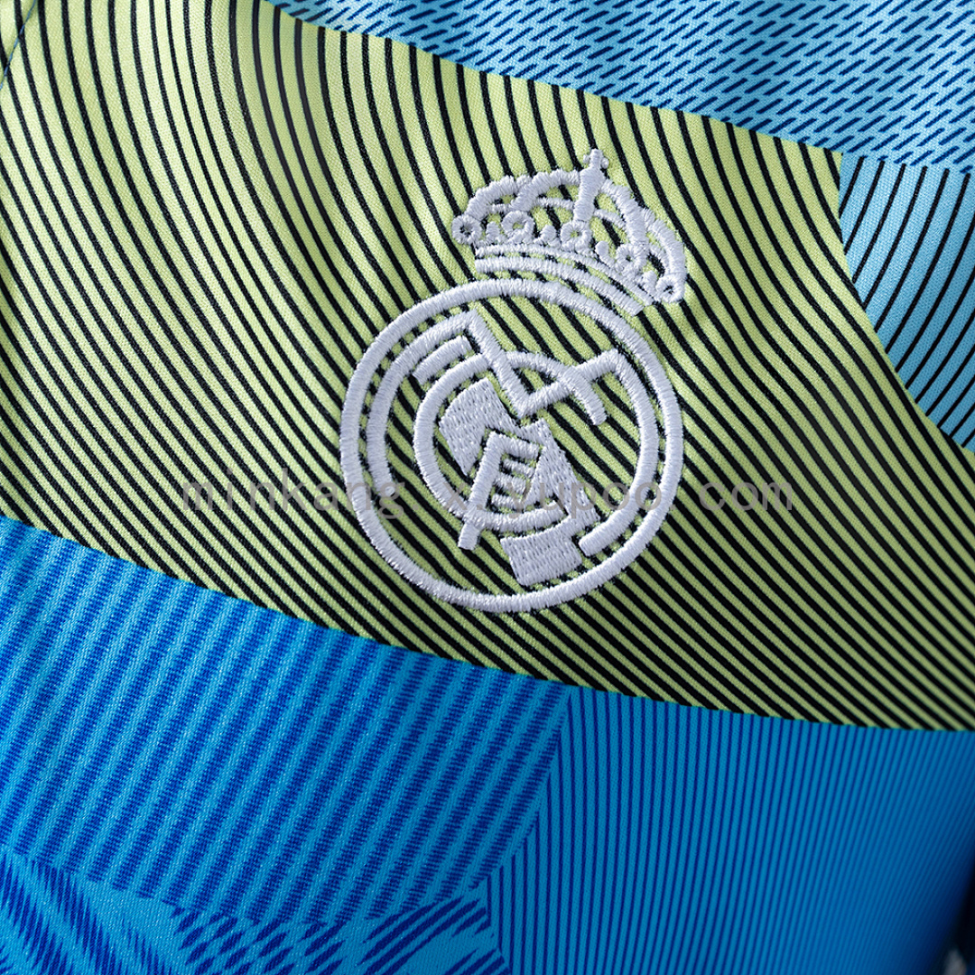 Real Madrid 25/26 POLO - Green Striped Tray S-XXL 6