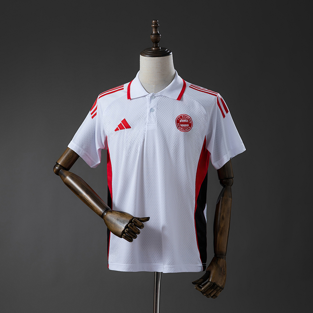Bayern Munich 25/26 POLO - White & Red S-XXL 2