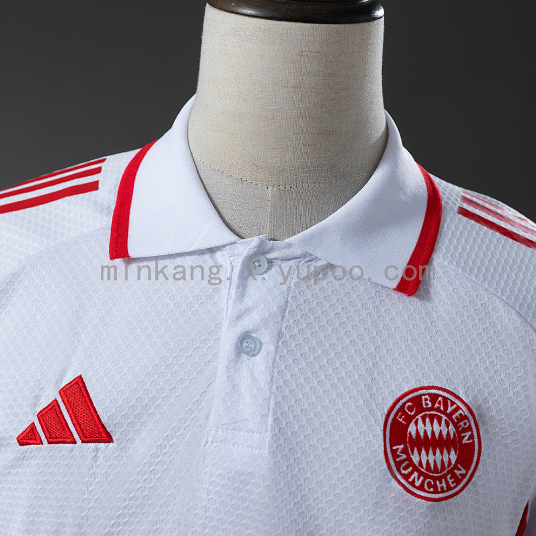Bayern Munich 25/26 POLO - White & Red S-XXL 7