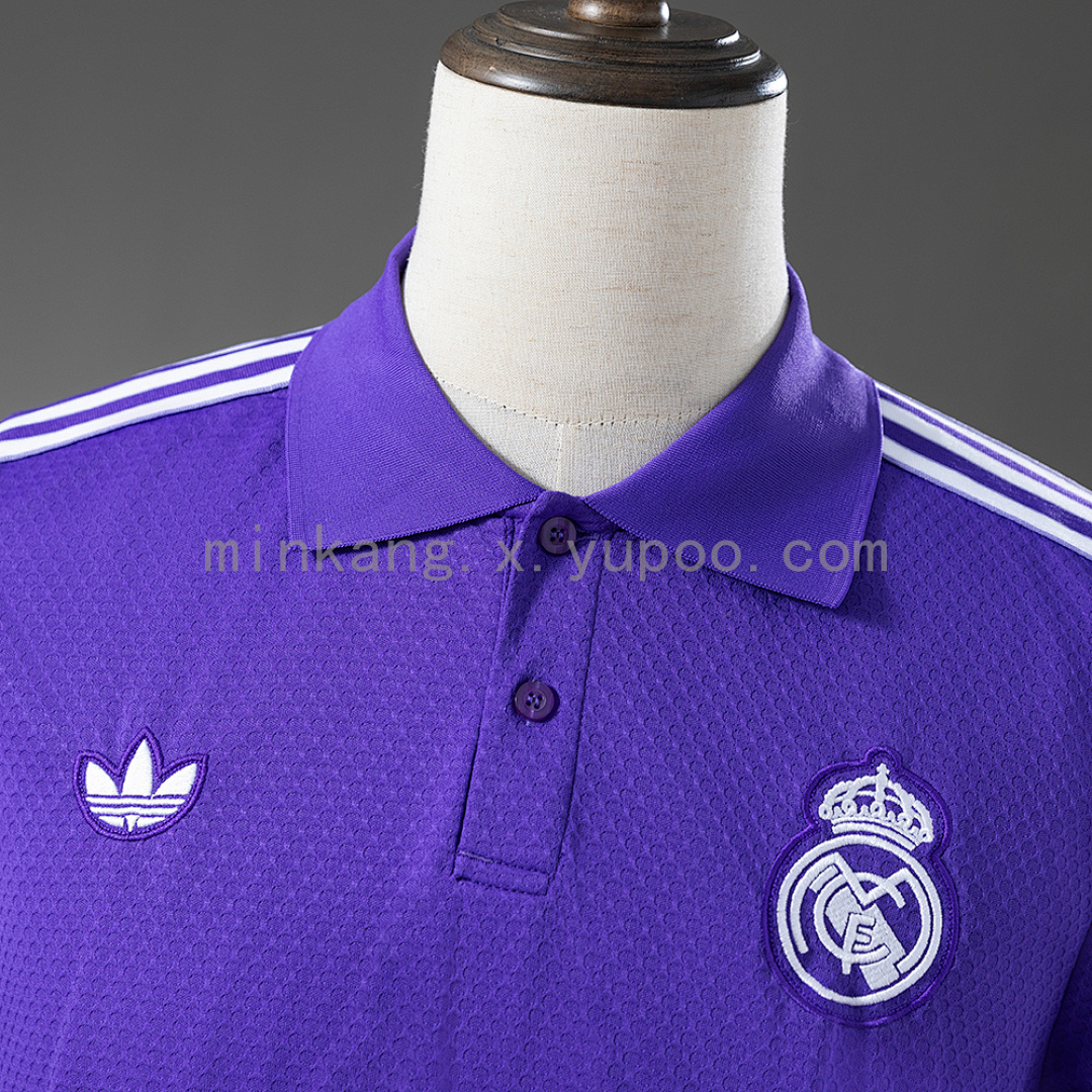 Real Madrid 25/26 POLO - Purple S-XXL 8