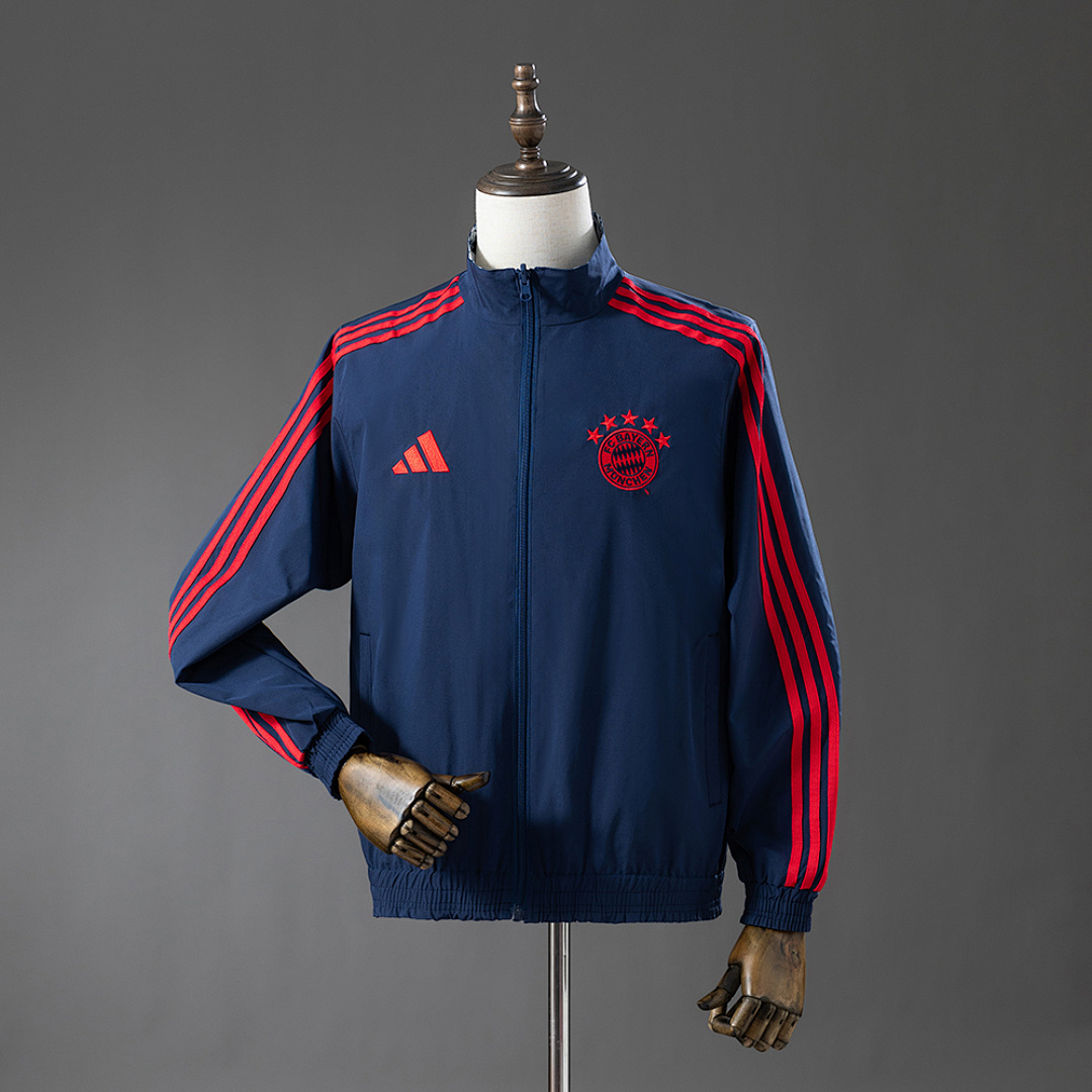 Bayern Munich 25/26 Reversible Jacket Windbreaker - Navy Blue S-3XL 3