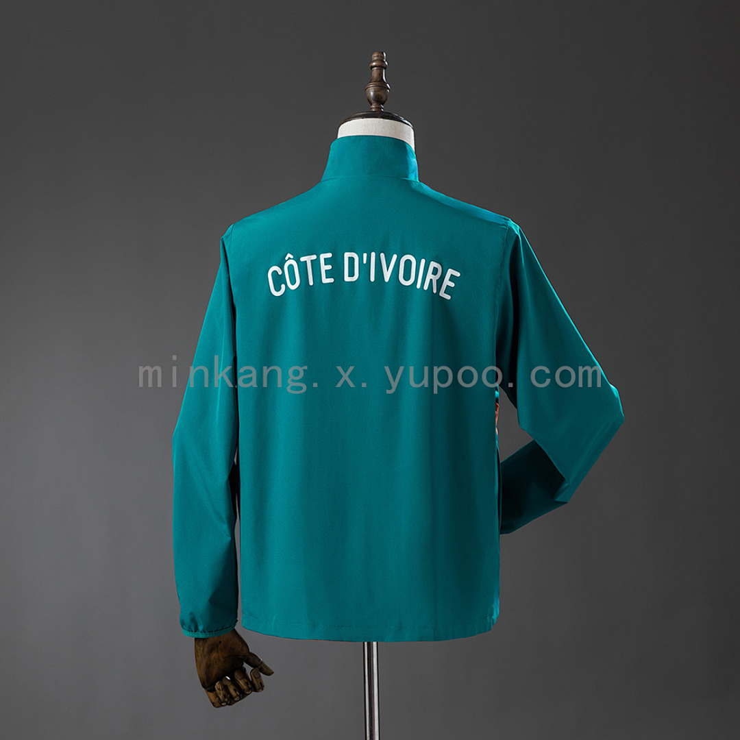 Ivory Coast 2026 Reversible Jacket Windbreaker - Green & Orange S-3XL 6