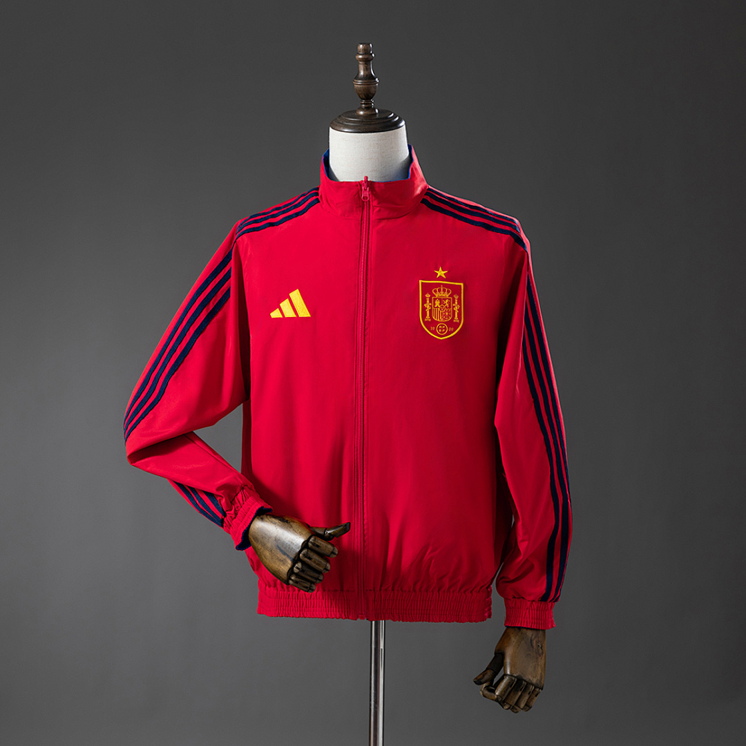 Spain 2026 Reversible Jacket Windbreaker - Red & Blue S-3XL 3