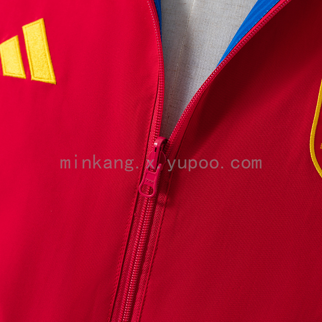 Spain 2026 Reversible Jacket Windbreaker - Red & Blue S-3XL 9