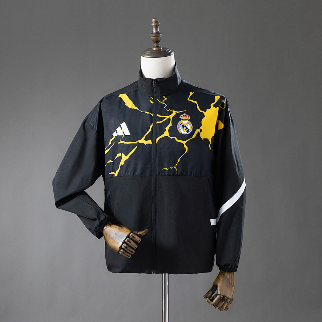 Real Madrid 25/26 Avengers - Pre-Match (Black) Windbreaker S-3XL 2