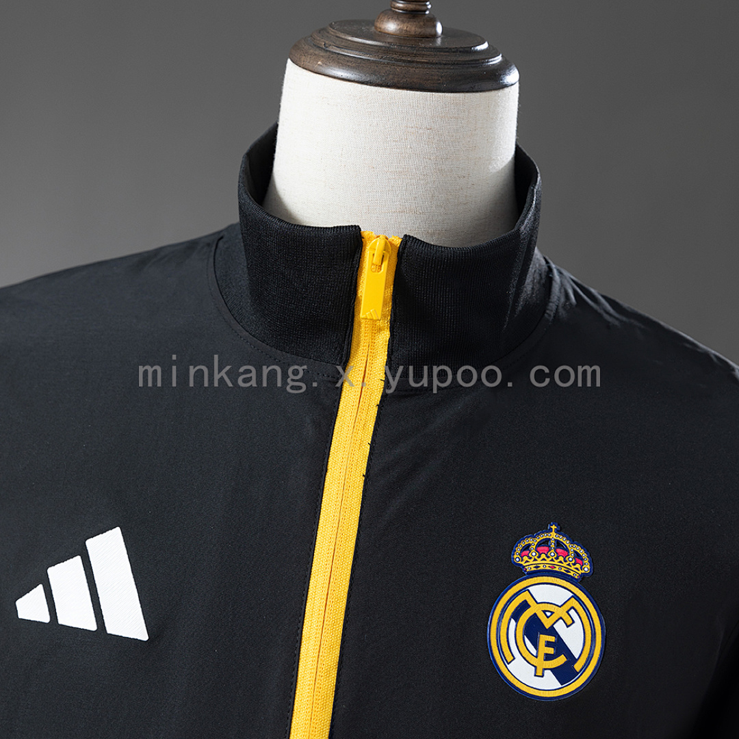 Real Madrid 25/26 Windbreaker - Black S-3XL 11