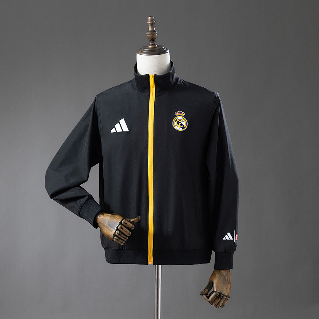 Real Madrid 25/26 Windbreaker - Black S-3XL 3