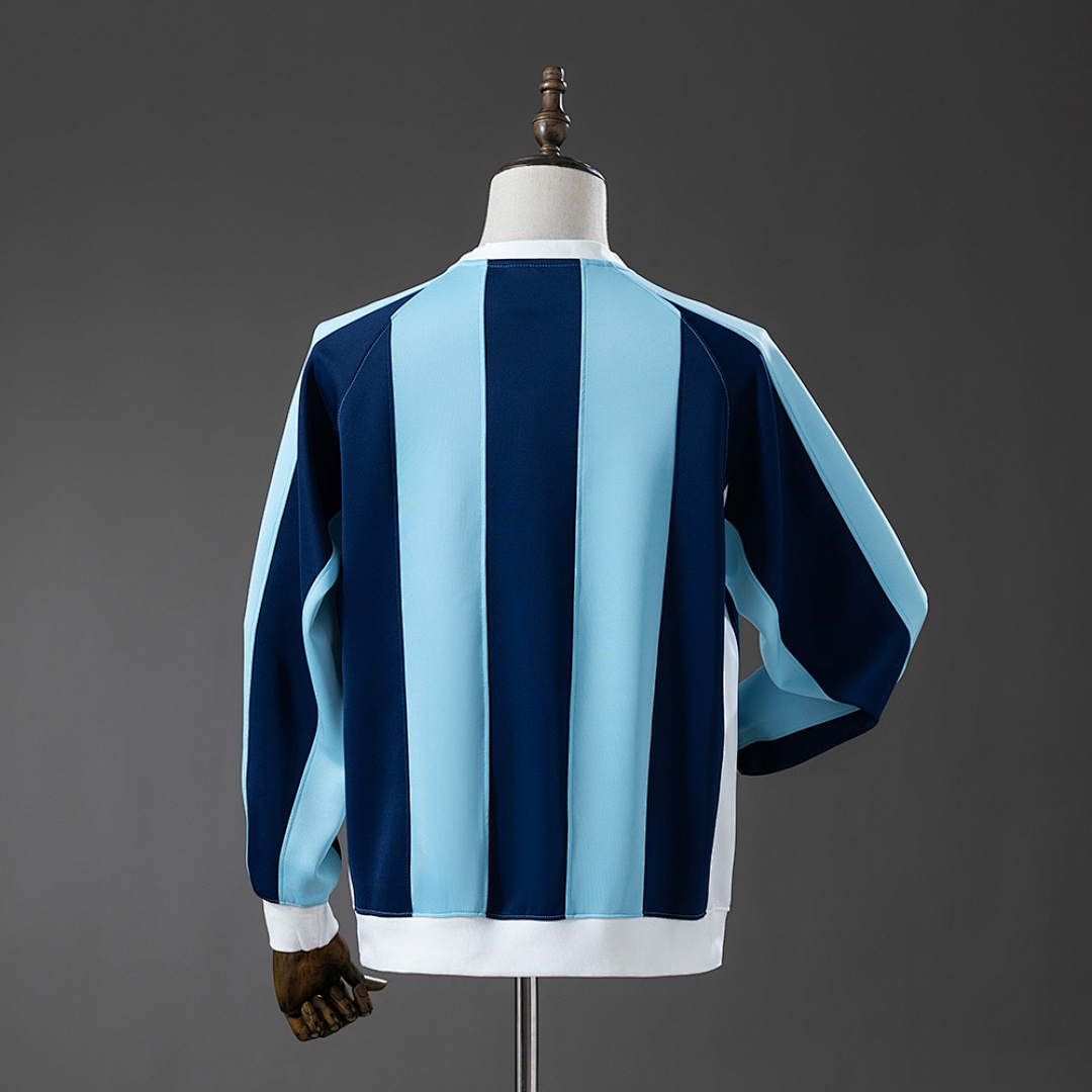 Argentina 25/26 Long-sleeved Sweatshirt - Dark Blue & Light Blue M-4XL 3
