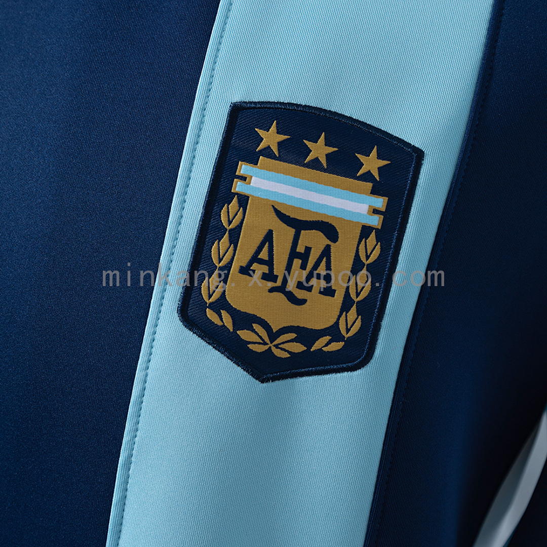 Argentina 25/26 Long-sleeved Sweatshirt - Dark Blue & Light Blue M-4XL 6
