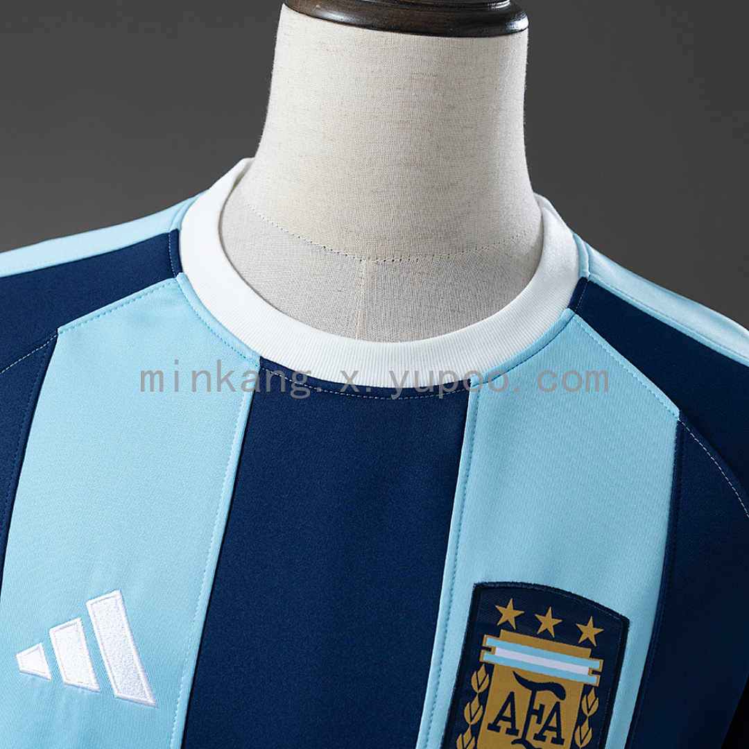 Argentina 25/26 Long-sleeved Sweatshirt - Dark Blue & Light Blue M-4XL 7