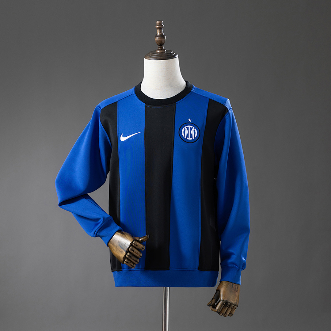 Inter Milan 25/26 Long-sleeved Sweatshirt - Dark Blue & Black M-4XL 2
