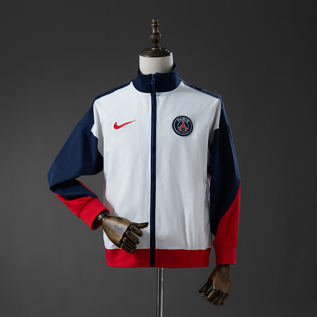 PSG 25/26 Windbreaker - White, Sizes S-3XL 2