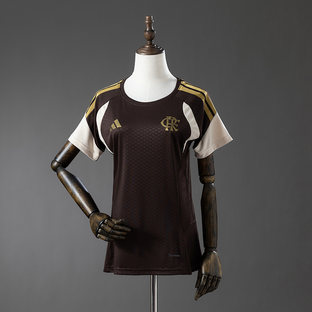 Flamengo 26/27 Women's Training Jersey - Brown Sizes S-XXL 2