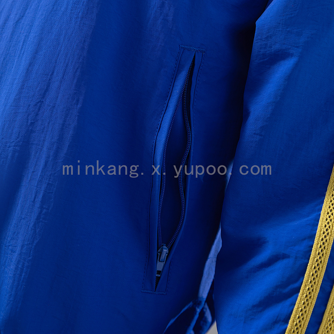 Real Madrid Reversible Jacket Windbreaker - Blue & Yellow S-XXL 7