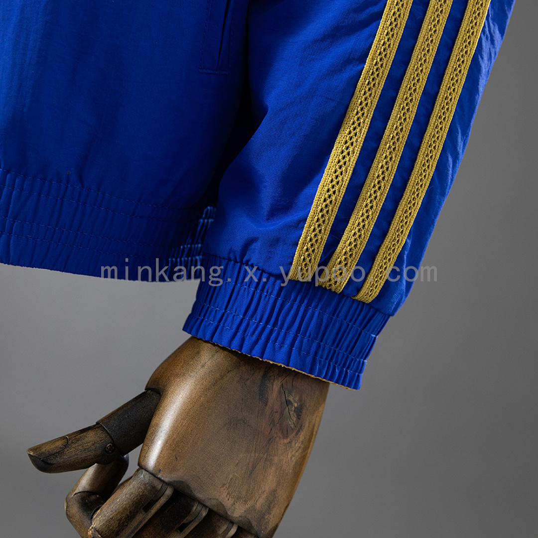 Real Madrid Reversible Jacket Windbreaker - Blue & Yellow S-XXL 8