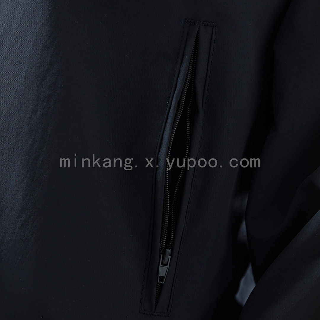 M-U Reversible Jacket Windbreaker - Black & Red S-XXL 7