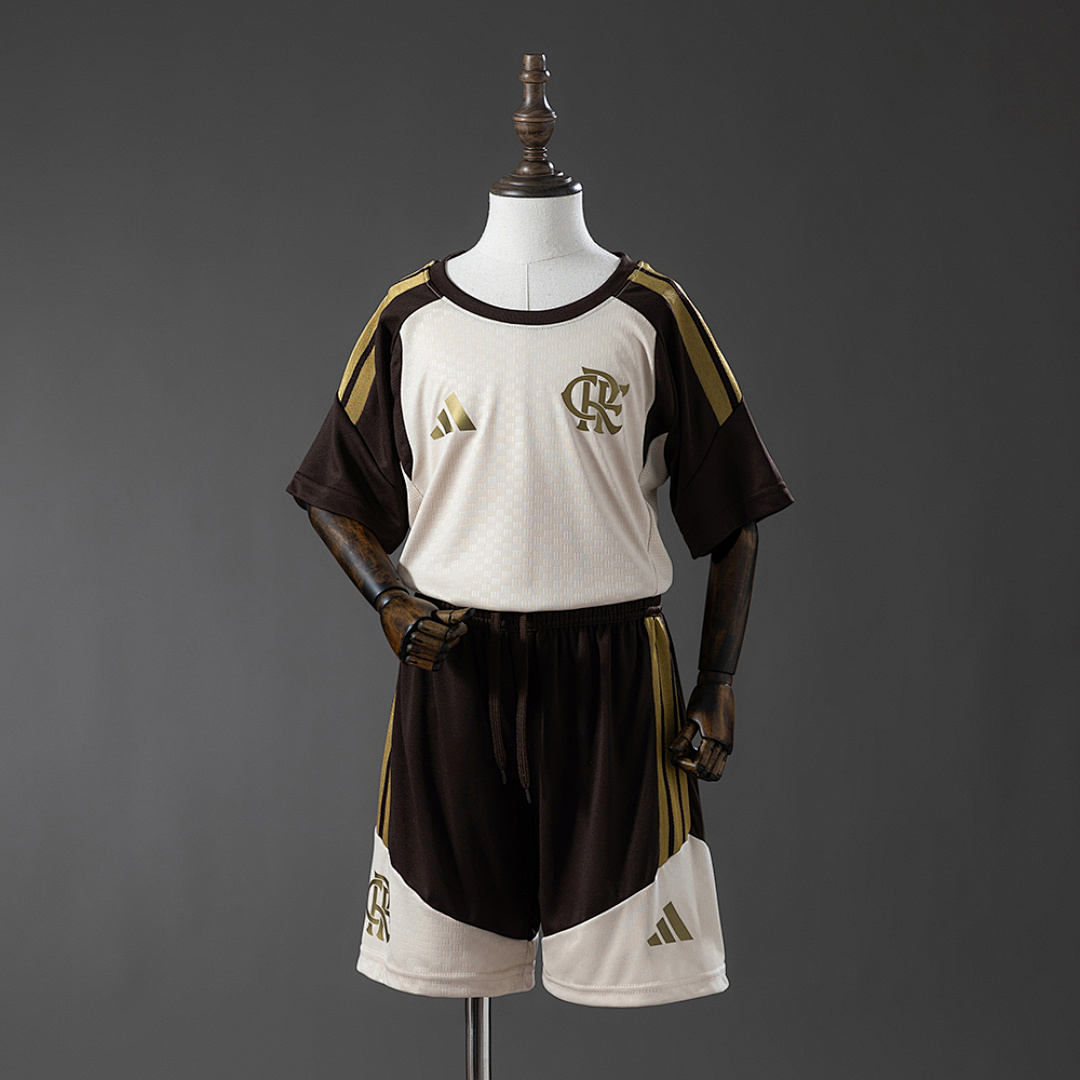Flamengo 26/27 Kids Kit Training - Brown Size 16-28 3