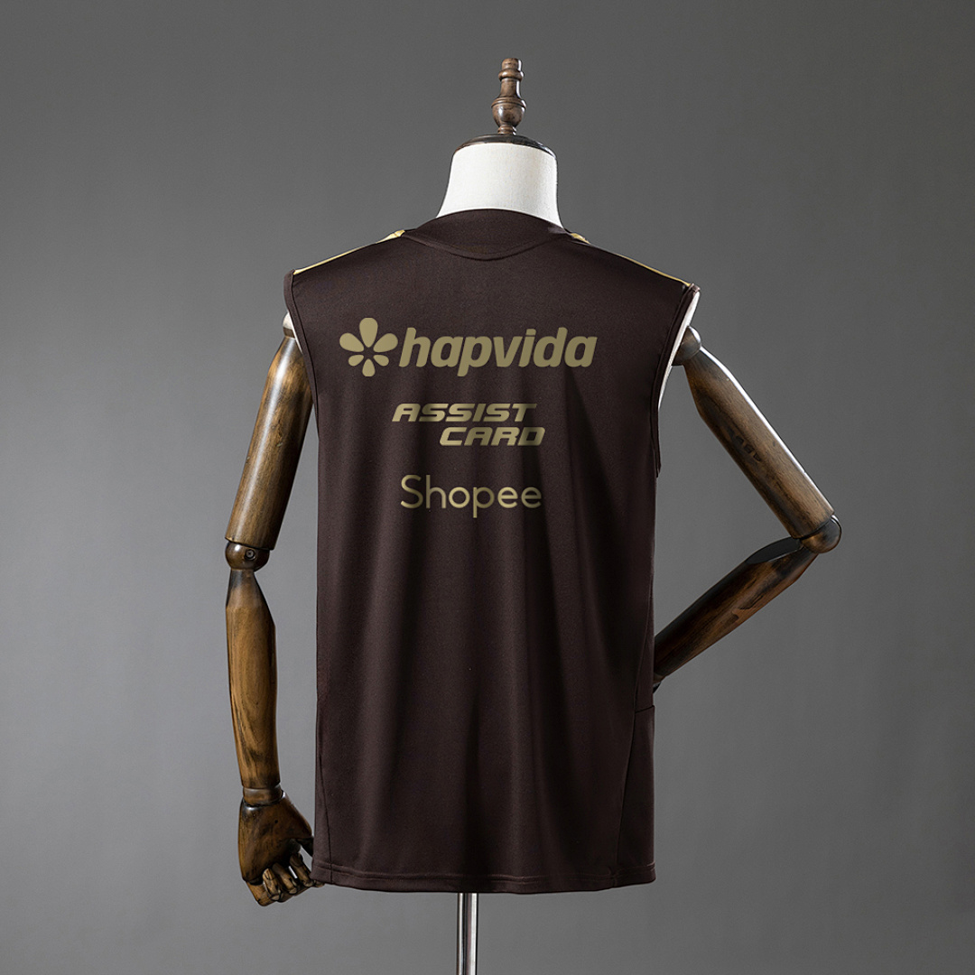 Flamengo 26/27 All Sponsored Training - Brown Vest Jersey S-4XL 3