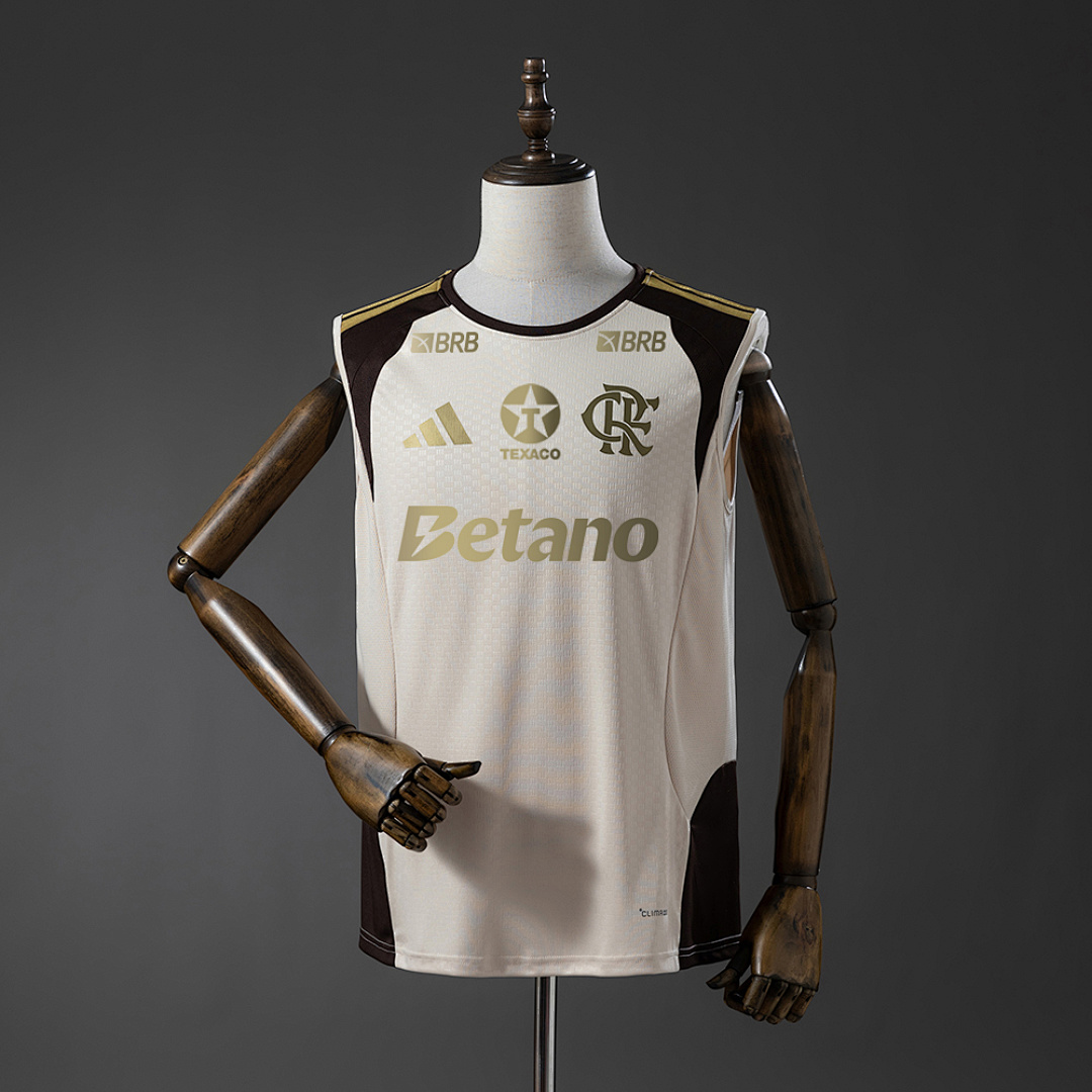 Flamengo 26/27 All sponsors Training - Apricot Vest Jersey S-4XL 2
