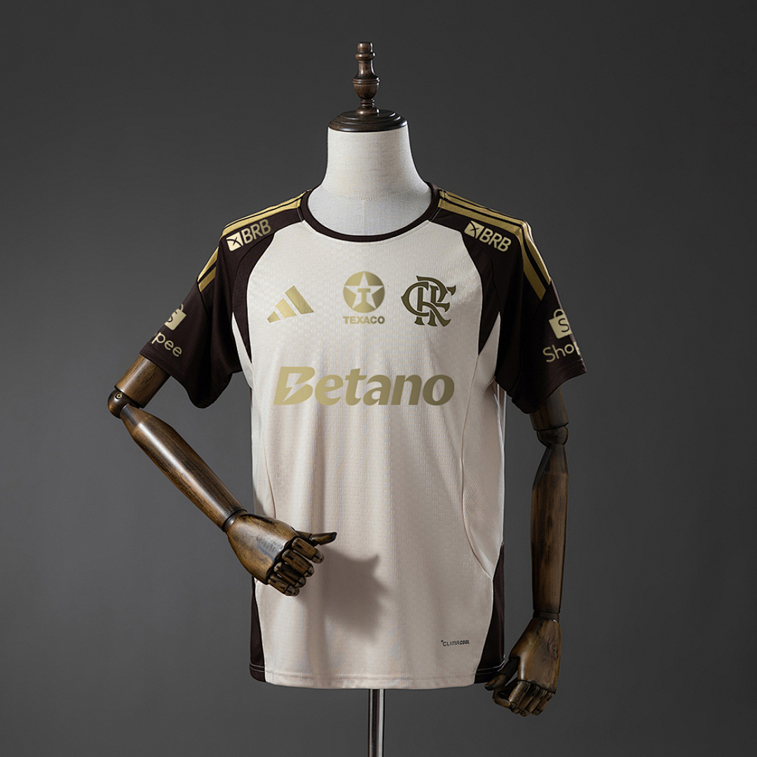 Flamengo 26/27 All sponsors Training - Apricot Jersey S-4XL 2