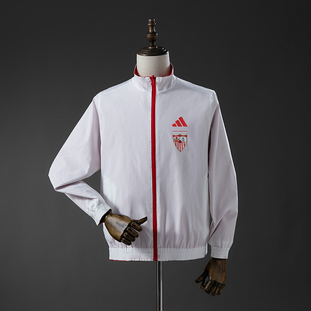 Athletic Bilbao Reversible Jacket Windbreaker - Red & White S-XXL 2