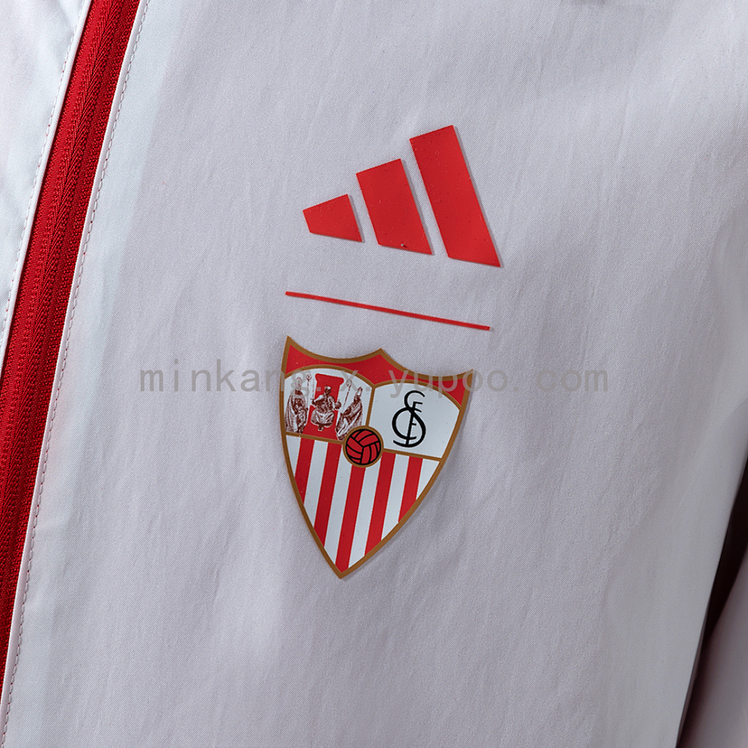 Athletic Bilbao Reversible Jacket Windbreaker - Red & White S-XXL 5