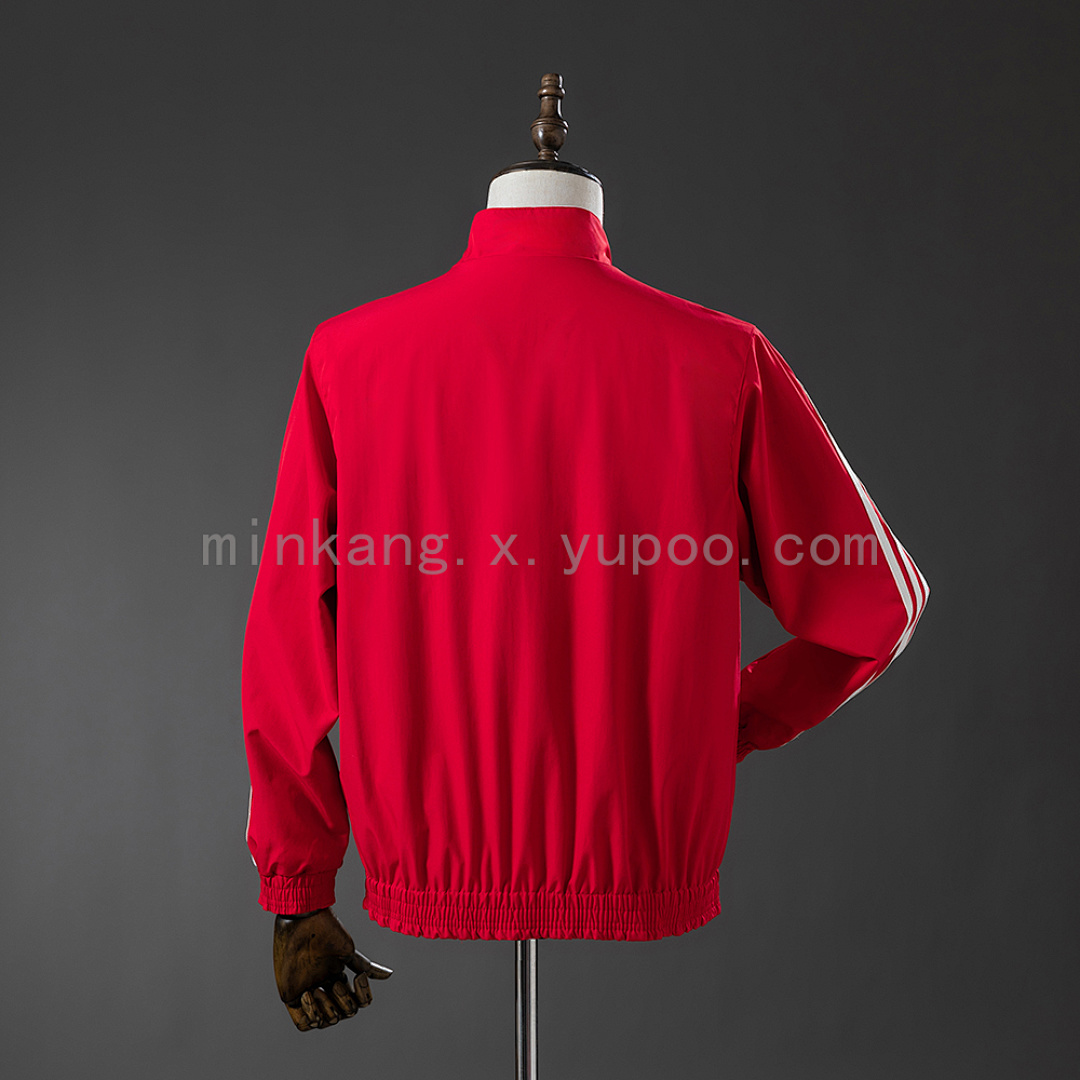 Athletic Bilbao Reversible Jacket Windbreaker - Red & White S-XXL 6