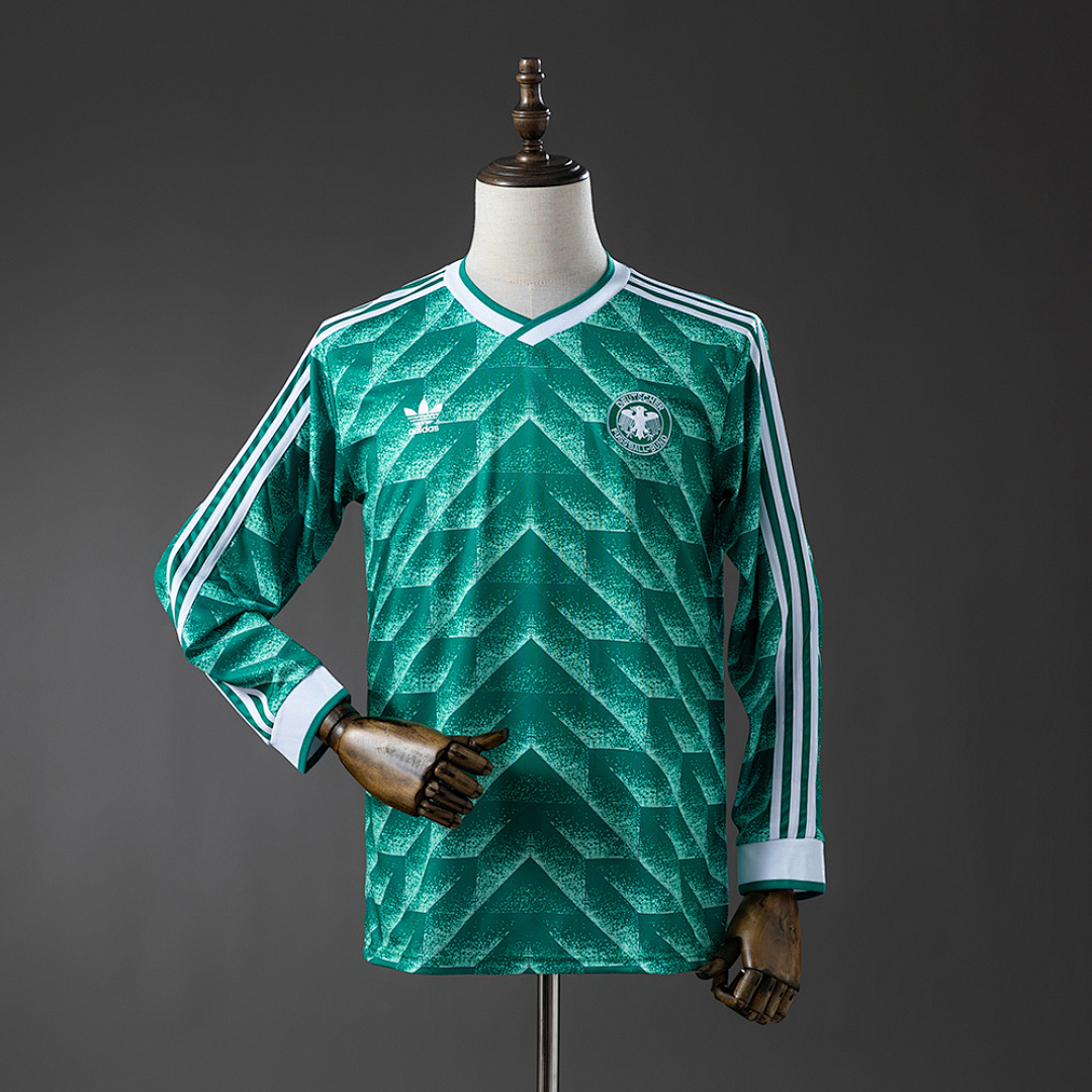 German 90/91 Away Long-Sleeve Retro Jersey S-XXL 2