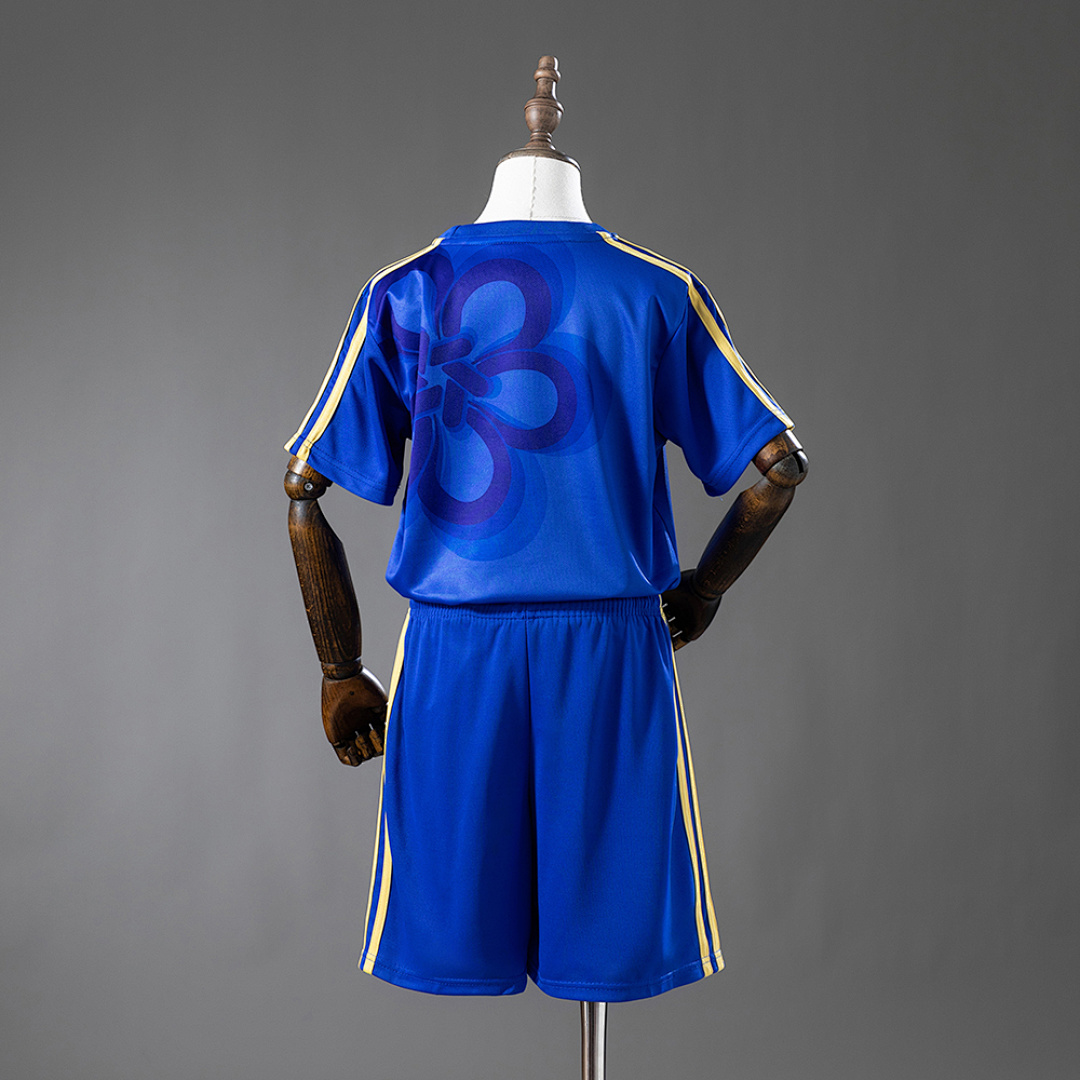Real Madrid 25/26 Cultural Story - Blue Kids Kit Jersey SIZE 16-28 2