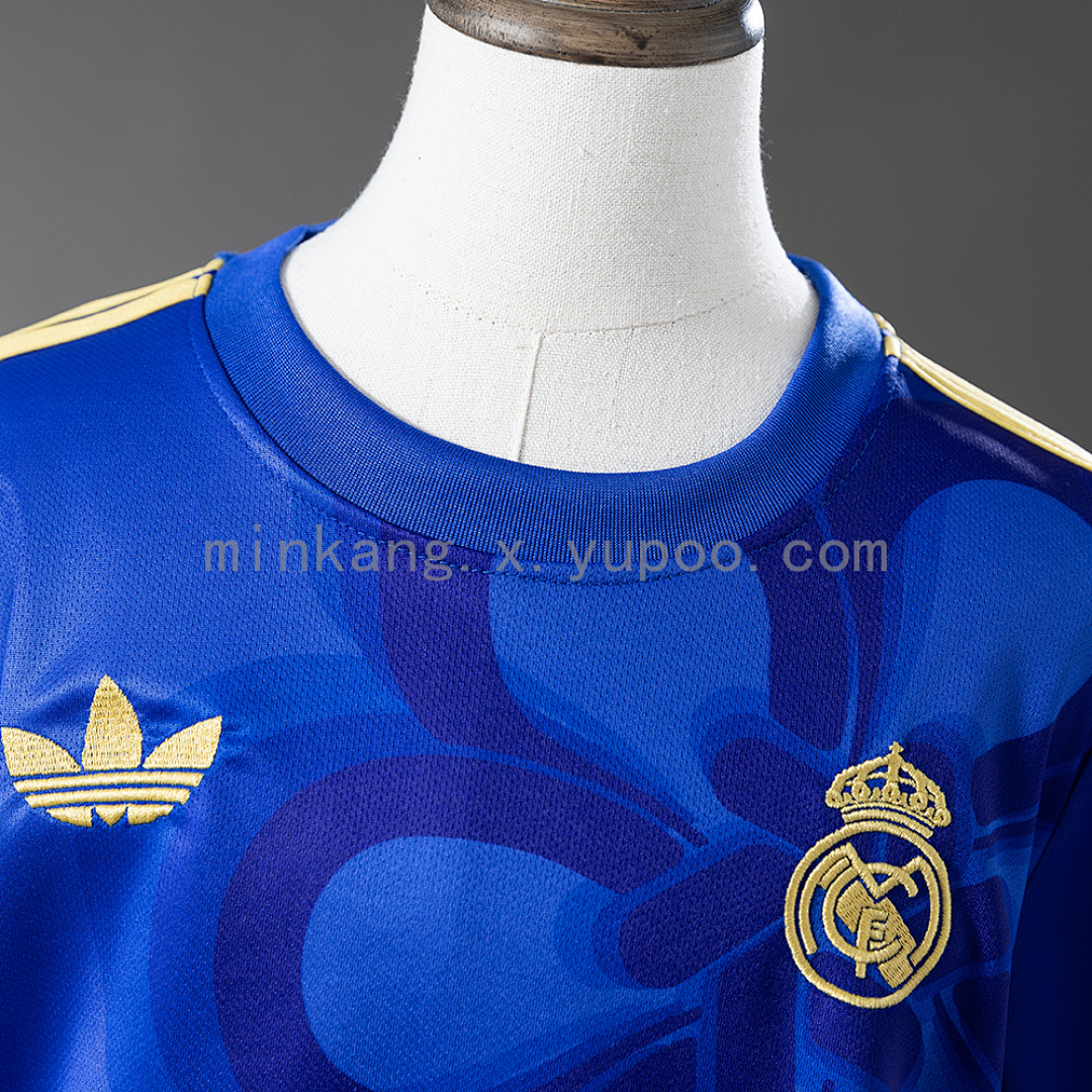 Real Madrid 25/26 Cultural Story - Blue Kids Kit Jersey SIZE 16-28 9
