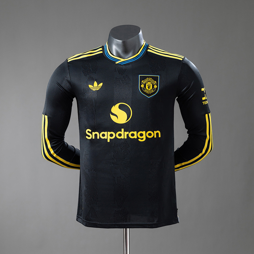 M-U 25/26 Third Away Player Version Long-sleeved Jersey S-XXL 2