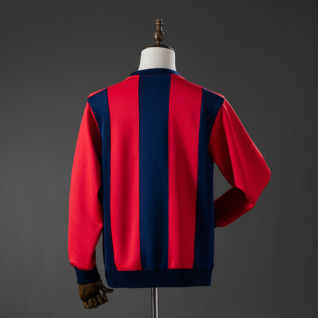 Barcelona Long-sleeved Sweatshirt - Red & Blue M-3XL 2