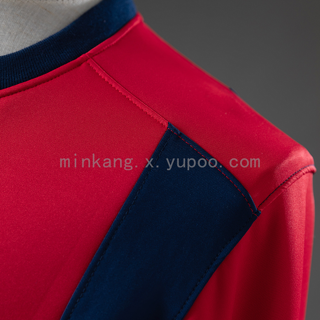 Barcelona Long-sleeved Sweatshirt - Red & Blue M-3XL 4